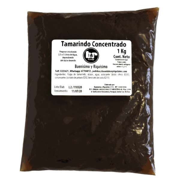 Tamarindo Concentrado, Pouch 1 Kg