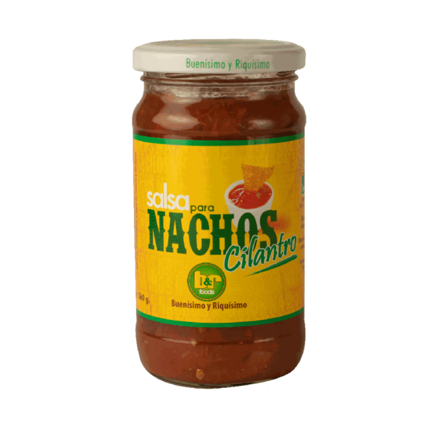 Salsa Para Nachos con Cilantro, Frasco 360 g